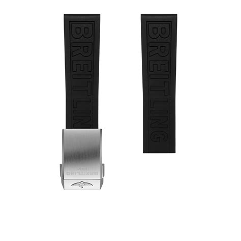 breitling rubber strap 22 20|breitling black diver pro rubber strap.